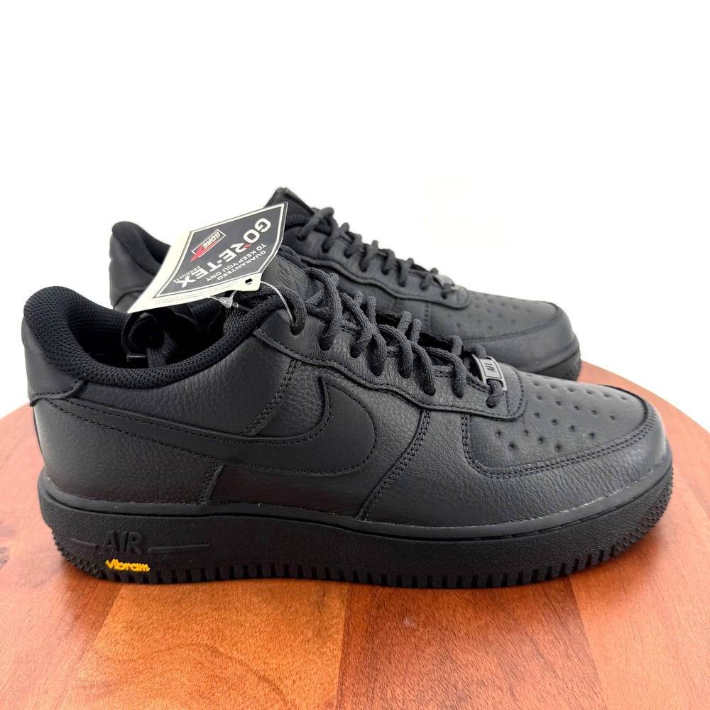 Nike Air Force 1 GTX Vibram Off Noir Black Waterproof HV5953-001 Men 9.5
